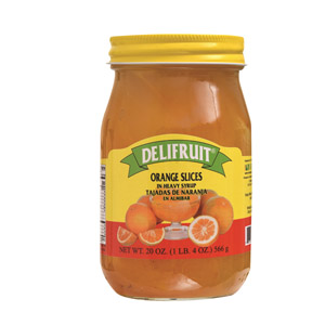 Delifruit Tajadas de Naranja 20 oz
